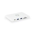 Dicota D31729 - 100 W - 10,100,1000 Mbit/s - Weiß - MicroSD (TransFlash) - SD - 122 mm - 69,9 mm