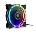 Inter-Tech Alseye Halo 3.0 - Ventilator - 12 cm - 1500 RPM - 23 dB - 90,9 cfm - Schwarz