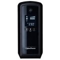 CyberPower Systems CyberPower CP900EPFCLCD Line-Interactive USV 900VA/540W Reine Sinuswelle - AVR - LCD - USB (HID) - RS232 - RJ45 Lan Protection - Ausgang (6) Schuko - Standby (Offline) - 0,9 kVA - 540 W - Reiner Sinus - 170 V - 270 V