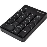 SANDBERG Wireless Numeric Keypad 2 - RF Wireless - 18 -...