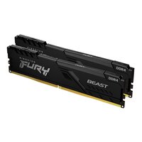 Kingston Fury Beast - DDR4 - Kit - 64 GB 2 x 32 GB - DIMM 288-PIN - 3600 MHz - 64 GB - DDR4