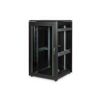 DIGITUS DN-19 26U-8/8-B-1 - 26U Netzwerkschrank, Unique 1342x800x800 mm, Farbe Schwarz (RAL 9005)