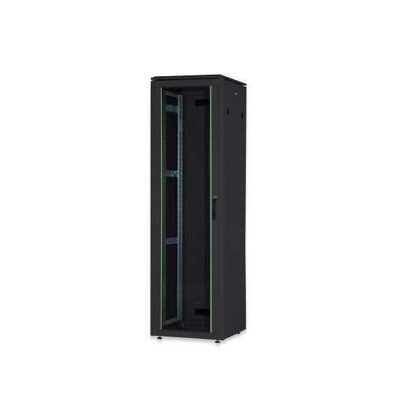 DIGITUS DN-19 47U-6/6-B-1 - 47HE Netzwerkschrank, Unique 2276x600x600 mm, Farbe Schwarz (RAL 9005)
