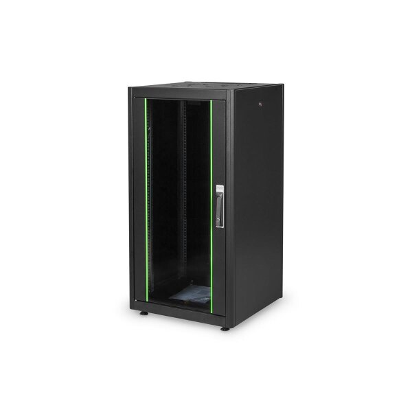 DIGITUS DN-19-22U-6/6-DB - 22HE Netzwerkschrank, Dynamic Basic 1155x600x600 mm, Farbe Schwarz (RAL 9005)