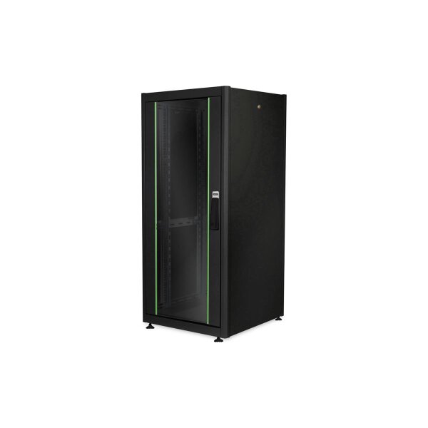 DIGITUS DN-19-26U-6/6-DB - 26HE Netzwerkschrank, Dynamic Basic 1330x600x600 mm, Farbe Schwarz (RAL 9005)