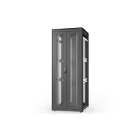 DIGITUS DN-31119-B - 42HE Netzwerkschrank Unique, 2053x800x800 mm doppelfl. perf. Türen, o. Seitent., schwarz
