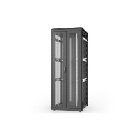 DIGITUS DN-31119-B - 42HE Netzwerkschrank Unique, 2053x800x800 mm doppelfl. perf. Türen, o. Seitent., schwarz
