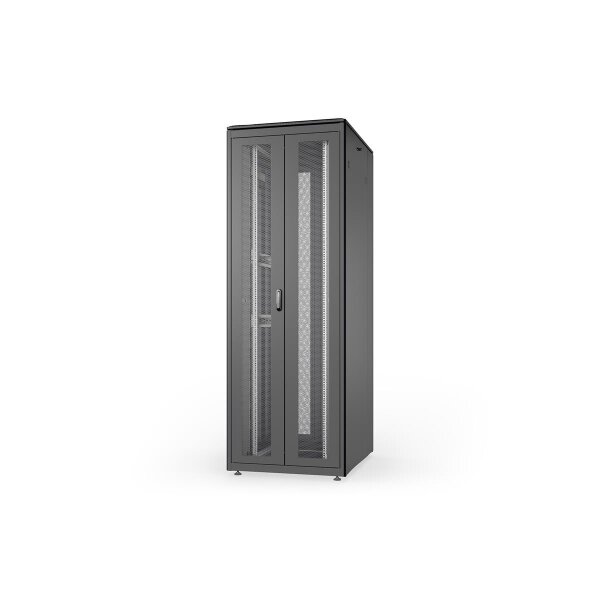DIGITUS DN-31138-B - 47U Netzwerkschrank, Unique, 2244x800x1000 mm doppelfl. perf. Türen, schwarz
