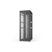 DIGITUS DN-31139-B - 47U Netzwerkschrank, Unique, 2244x800x1000 mm doppelfl. perf. Türen, ohne Seitent., schwarz