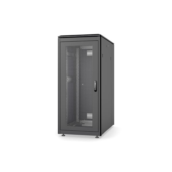 DIGITUS DN-31102-B - 26HE Netzwerkschrank Unique, 1342x600x1000 mm perf. Fronttür, schwarz