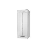 DIGITUS DN-31114 - 42HE Netzwerkschrank Unique, 2053x800x800 mm doppelfl. Glas-Fronttür, grau