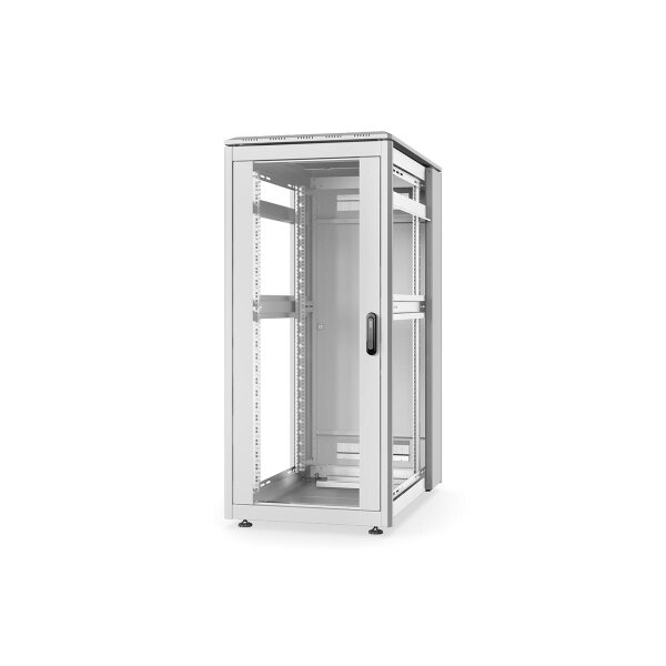DIGITUS DN-31101 - 26HE Netzwerkschrank Unique, 1342x600x1000 mm ohne Seitenteile, grau