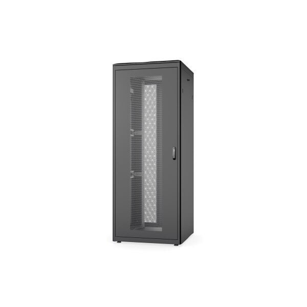 DIGITUS DN-31117-B - 42HE Netzwerkschrank Unique, 2053x800x800 mm einfl perf. Front- doppel perf. Rückt., schwarz