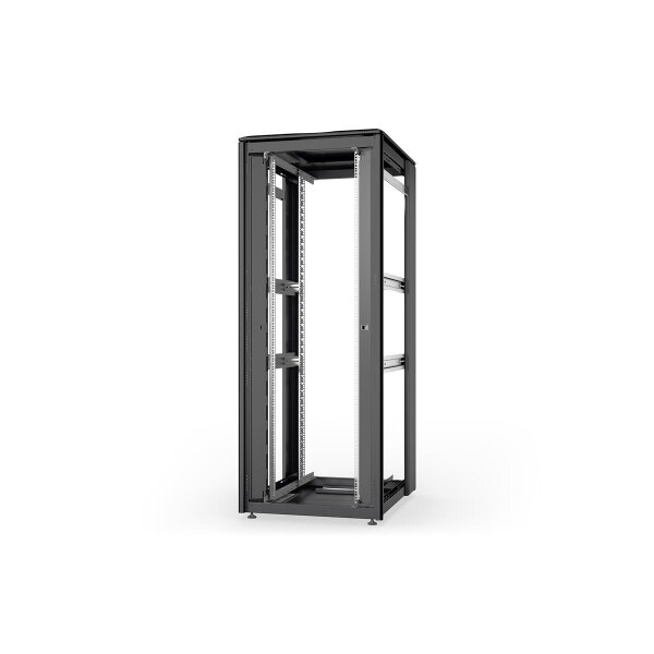 DIGITUS DN-31122-B - 42HE Netzwerkschrank Unique, 2053x800x1000 mm offenes Gestell, schwarz