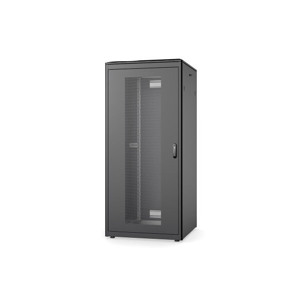 DIGITUS DN-31108-B - 36U Netzwerkschrank, Unique, 1787x800x800 mm gelochte Fronttür, schwarz