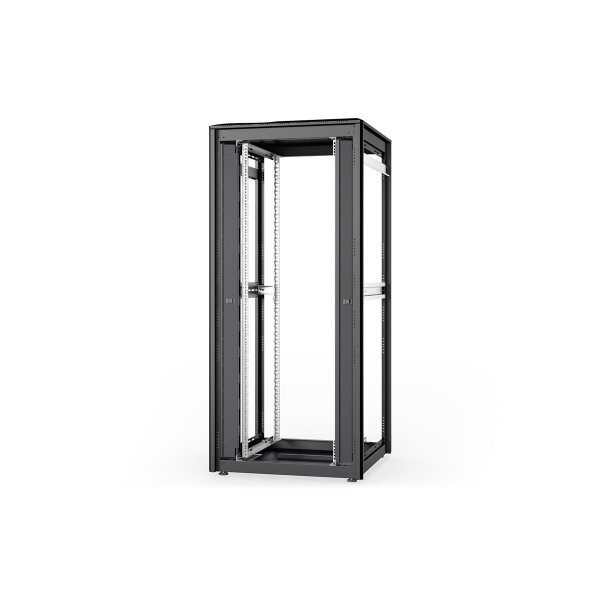 DIGITUS DN-31106-B - 36U Netzwerkschrank, Unique, 1787x800x800 mm offenes Gestell, schwarz