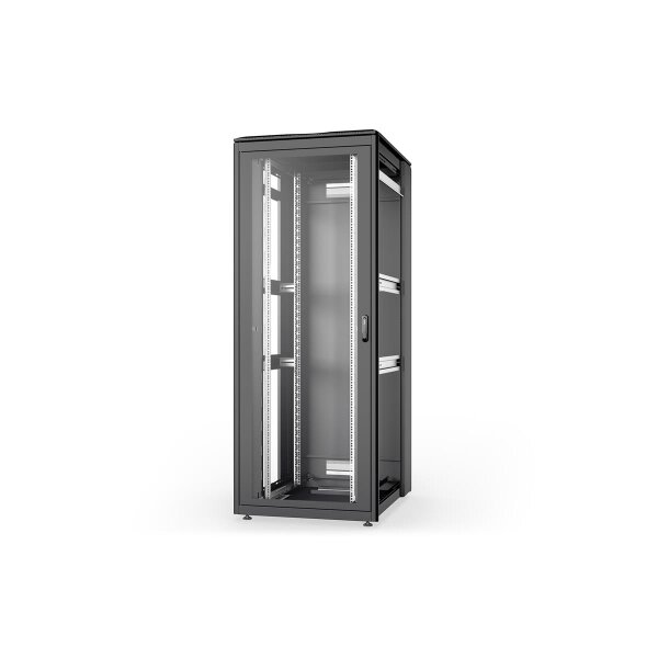DIGITUS DN-31123-B - 42HE Netzwerkschrank Unique, 2053x800x1000 mm ohne Seitenteile, schwarz