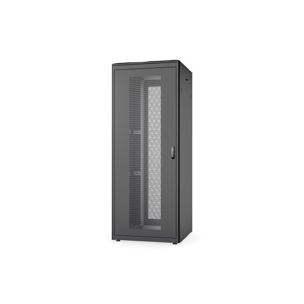 DIGITUS DN-31116-B - 42HE Netzwerkschrank Unique, 2053x800x800 mm perforierte Türen, schwarz