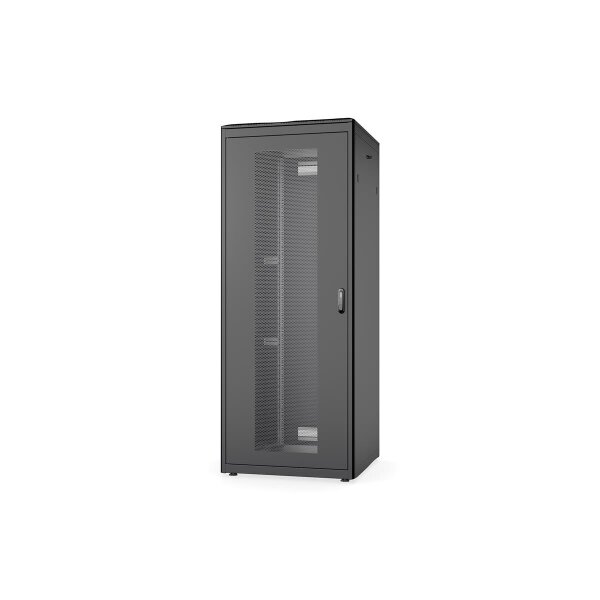 DIGITUS DN-31115-B - 42HE Netzwerkschrank Unique, 2053x800x800 mm perforierte Fronttür, schwarz
