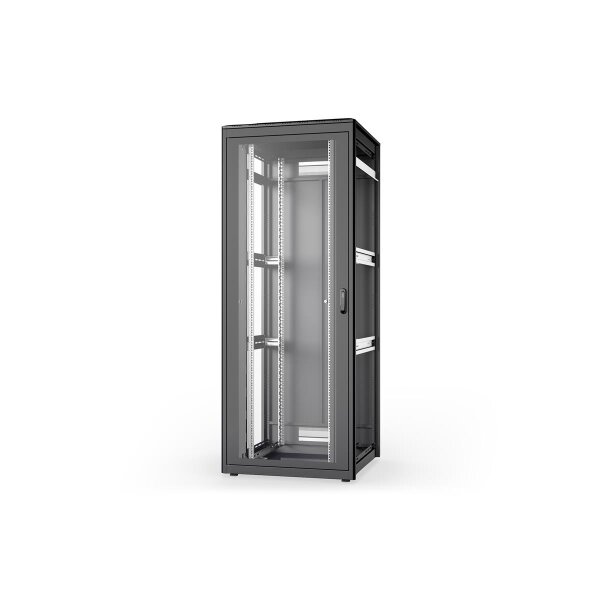 DIGITUS DN-31113-B - 42HE Netzwerkschrank Unique, 2053x800x800 mm ohne Seitenteile, schwarz
