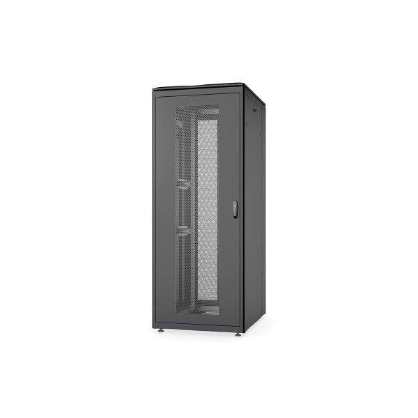 DIGITUS DN-31127-B - 42HE Netzwerkschrank Unique, 2053x800x1000 mm einfl perf. Front- doppel perf. Rückt., schwarz
