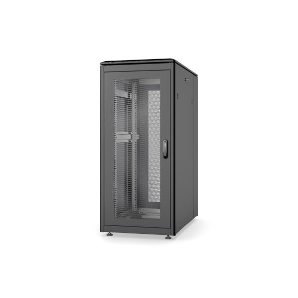 DIGITUS DN-31103-B - 26HE Netzwerkschrank Unique, 1342x600x1000 mm perf. Türen, schwarz