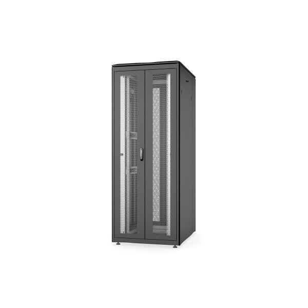 DIGITUS DN-31128-B - 42U Netzwerkschrank, Unique, 2053x800x1000 mm doppelfl. perf. Türen, schwarz