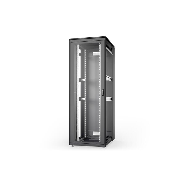 DIGITUS DN-31133-B - 47U Netzwerkschrank, Unique, 2244x800x1000 mm ohne Seitenteile, schwarz