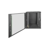 DIGITUS DN-19-16U-6/6-EC-SW - 16HE Wandgehäuse 785x600x600 mm, Farbe Schwarz (RAL 9005)