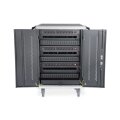 DIGITUS DN-45002 - Mobiler Ladeschrank, 30 Ladestationen, 15,6", schw 1260 x 824 x 650 mm, inkl. USB, PDU, Lüfter