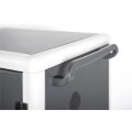 DIGITUS DN-45002 - Mobiler Ladeschrank, 30 Ladestationen, 15,6", schw 1260 x 824 x 650 mm, inkl. USB, PDU, Lüfter