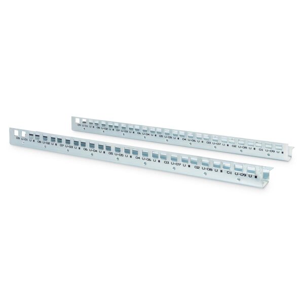 DIGITUS DN-19-MA-WM-09U - 482,6 mm (19")-Profilschienen, 9HE Wandgehäuse Unique, Set = 2 Stk. (links u. rechts)