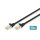 DK-1644-A-005-BL-10 - CAT 6A S-FTP Patchkabel, Cu, LSZH AWG 26/7,  0,5 m, 10 Stück,  Schwarz
