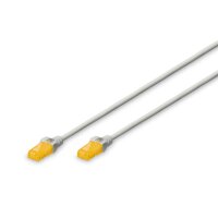 DIGITUS DK-1617-A-020S - CAT 6A U-UTP slim Patchkabel, Cu, LSZH AWG 28/7, Länge 2 m, Farbe grau