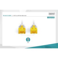 DIGITUS DK-1617-A-020S - CAT 6A U-UTP slim Patchkabel, Cu, LSZH AWG 28/7, Länge 2 m, Farbe grau