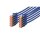 DK-1644-005-B-10 - CAT 6 S-FTP Patchkabel, Cu, LSZH AWG 27/7,  0,5 m, 10 Stück,  Blau