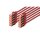 DK-1644-010-R-10 - CAT 6 S-FTP Patchkabel, Cu, LSZH AWG 27/7,  1 m, 10 Stück,  Rot