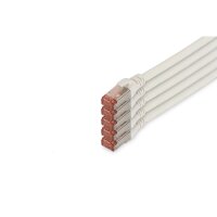 DK-1644-100-WH-5 - CAT 6 S-FTP Patchkabel, Cu, LSZH AWG 27/7, 10 m, 5 Stück, Weiß