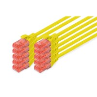 DIGITUS DK-1617-020-Y-10 - CAT 6 U-UTP Patchkabel, Cu,...