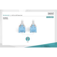 DIGITUS DK-1511-015 - CAT 5e U-UTP Patchkabel, Cu, PVC AWG 26/7, Länge 1,5 m, Farbe Grau