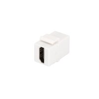 DIGITUS DN-93401 - HDMI 2.0 Keystone Modul für DN-93832, reinweiß (RAL 9003)