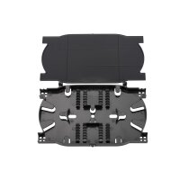 DIGITUS DN-96104 - Spleißkassette für 24 Spleiße schwarz mit Scharnierdeckel