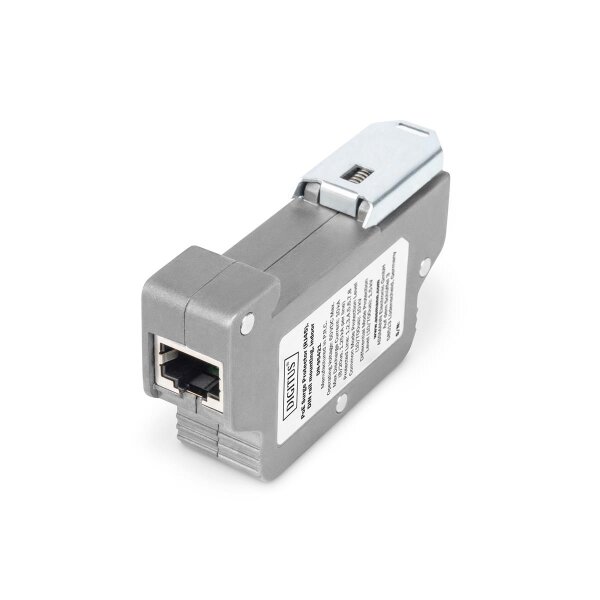DIGITUS DN-95421 - Indoor DIN PoE surge protector