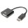 DIGITUS DB-340414-001-S - DisplayPort Adapterkabel, DP - DVI (24+5) M/F, 0.15m,m/Verriegelung, DP 1.1 komp., CE, sw
