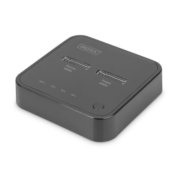 DIGITUS DA-71545 - NVMe Klonstation USB3.1 Gen2 Typ-C NVMe M.2 SSD Gehäuse