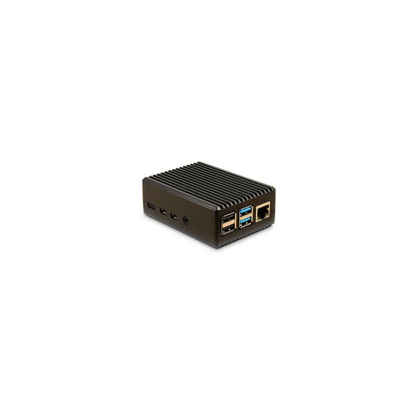 Inter-Tech 88887359 - Hülle - Raspberry Pi - Raspberry Pi - Schwarz - Aluminium - 90 mm