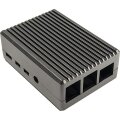 Inter-Tech 88887359 - Hülle - Raspberry Pi - Raspberry Pi - Schwarz - Aluminium - 90 mm