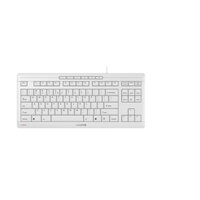 Cherry TAS STREAM KEYBOARD TKL Corded EU-Layout grau