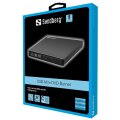 SANDBERG USB Mini DVD Burner - Schwarz - Desktop / Laptop - DVD Super Multi - USB 2.0 - CD-R - CD-ROM - CD-RW - DVD-R - DVD-ROM - DVD-RW - 24x