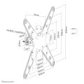 Neomounts Screen Pole Clamp/Truss Mount 1 pivot VESA 400x400 polediameter - Zubehör TFT/LCD-TV